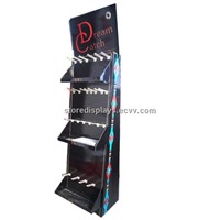 Point of purchase display stand with hooks