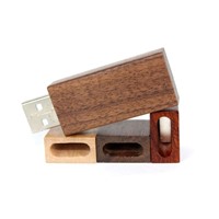 Recycled wood usb flash drive