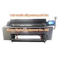 Silk cotton acid ink digital belt textile printing machine high production 1440dpi fabric printer