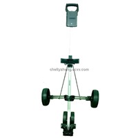 Simple style two barrel golf trolley golf hand pull car for golf cart bags,customized logo available