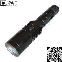 Waterproof zoom-able 10WCree Led Aluminium alloy Rechargeable Flashlight