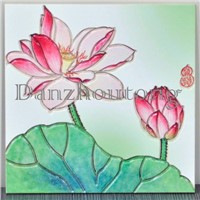 ceramic gift of lotus with the thickness of only 4.5 cm