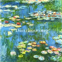 water lilies by Monet ceramic based