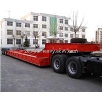 semi low boy truck trailer