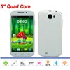 New Android 4.2 5 inch Quad Core 3G phone Dual sim card GPS WIFI Bluetooth mobile phone