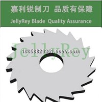 Circular metal-slitting saw blade