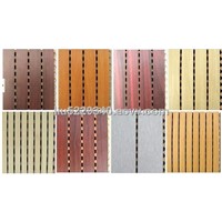 Wooden soundproofing panels wooden absorber panel