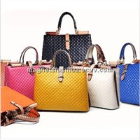 2014 Spring Trendy Leather Handbag Tote Handbag (EMG2676)