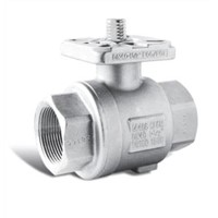 2PC 2000PSI Ball Valve with ISO5211 Direct Mounting Pad