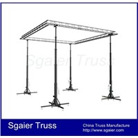 2-6m adjustable crank stand lighting stand for sale lighting truss