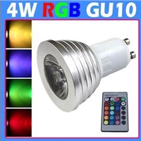 3W 4W GU10 RGB LED Light Bulb 16 Color RGB Change 110V/220V with Remote