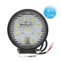 4&amp;quot; Round 27W High Powered LED Work Light for Truck, SUV, ATV, Offroad