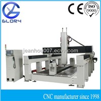 4 axis Wood Mould CNC Router with Rotary Axis