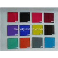 6mm color glazed high function decorated tempered laminated glass