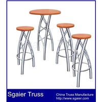 Aluminum exhibition table chair exhibition chair table