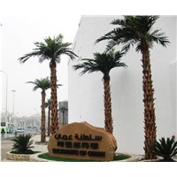 Artificial fake plastic  Washington palm tree /royal palm tree for decoration outdoor and indoor