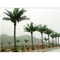 Artificial fake plastic coconut tree and plants for landscape decoration outdoor and indoor