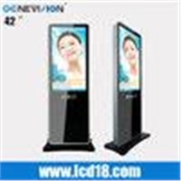 Floor standing 42&amp;quot; inch iphone design pop shopping mall kiosk for advertising(MAD-420C)
