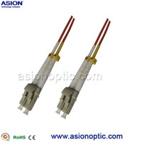 High quality LC to LC fiber optic patch cable multi mode duplex