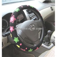 Hotest steering wheel cover fabric,women's steering wheel cover fabric