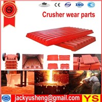 Jaw Crusher Jaw Plate, Jaw Crusher Fixed Plate, Jaw Crusher Movable Plates