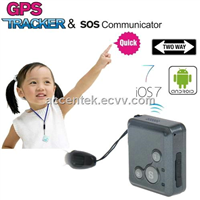 Mini GPS Tracker SOS Communicator GSM Audio Bug Monitor RV16 Child Kids Safety 2-Way Walkie Talkie