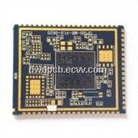 Multilayer PCB with BGA, gold plated