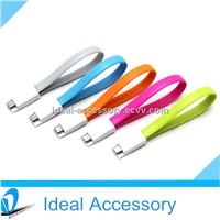 New Design Portable Bracelet Flat Magnet USB Data Sync Charger Cable With Different End