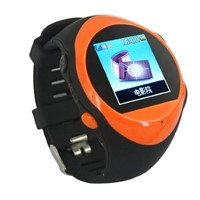 PG88 watch Mobile phone GPRS GPS GSM LCD MP3 FM satellite gps watch wrist length table