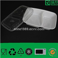 Plastic Lunch Box&amp;amp; Takeaway Food Container with Lid (RHC1000)