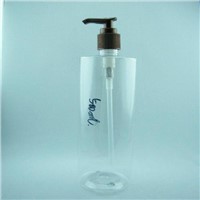 Plastic PET container bottle flask 200ml 350ml 500ml for cosmetic face hair care