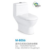 Sighonic one piece toilet with any fittings