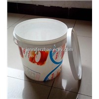 Supplier for  10 L Yogurt  Plastic Bucket with IML New