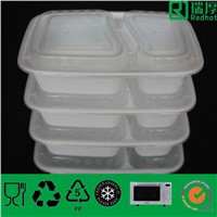 Two Compartments Plastic PP Food Container for food storage