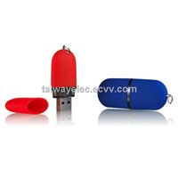 USB Flash Drive , Hot-sell Promotional Pill USB Flash Drive for Gift Items, Plastic Body, Keyring
