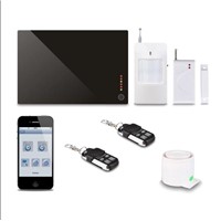 Wireless GSM alarm system for fair and security protection with multi-language