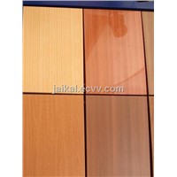 Wood and stone aluminum composite panel