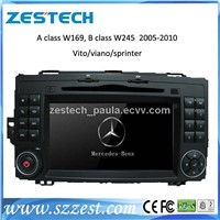 car dvd player with GPS Navigation for A class W169 B class W245  2005-2010 Vito viano sprinter