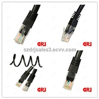 china UTP 8P8C Cat5e modular patch cord/ jumper wire manufacturer