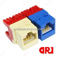 china supplier fiber optic keystone jack with different colors