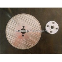 electroplate vanity diamond grinding and cutting wheels, triangle diamond coated cutting blade
