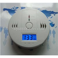 home security Electrochemical sensor LCD display carbon monoxide monitor