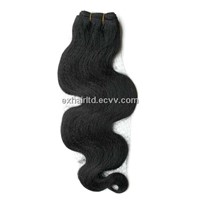 human hair weft remy hair extension body wave style