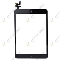Touch Screen Digitizer Assembly With IC Chip Home Button Flex Black For iPad  Mini