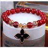 8mm red agate beaded bracelets