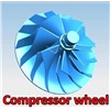 Aluminum alloy low pressure die casting compressor wheel