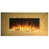 Cast Iron Fireplace Insert Stove Pebbles Flame