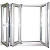 Luxury HT55 Series European style aluminum folding door with double tempered glass
