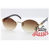 Rimless CT5124018 Sunglasses Black Buffalo natural horn Sunglasses