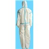 disposable taped and bound seams coveralls
